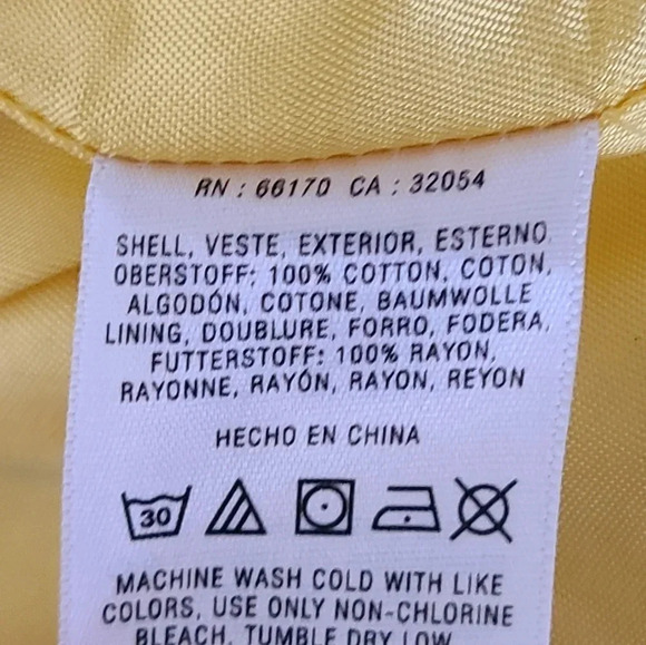Anthropologie Cartonnier Yellow Tweed Skirt 0 - Picture 4 of 4